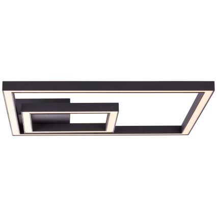Brilliant - LED taklampa QUON LED/24W/230V 3000K 40x40 cm svart