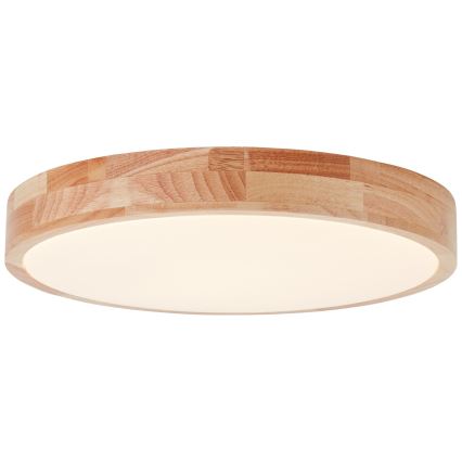 Brilliant - LED-taklampa SLIMLINE LED/22W/230V Ø 39 cm, gummiträ