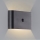 Brilliant - LED Utomhus uppladdningsbar vägglampa med sensor XINO LED/3W/5V 3600 mAh IP44 svart