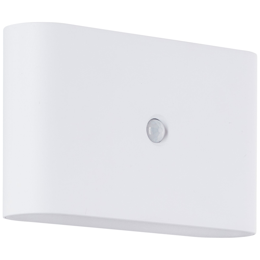 Brilliant - LED Utomhus uppladdningsbar vägglampa med sensor XINO LED/3W/5V 3600 mAh IP44 vit