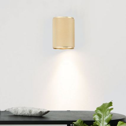 Brilliant - LED väggbelysning MARTY 1xGU10/5W/230V guld