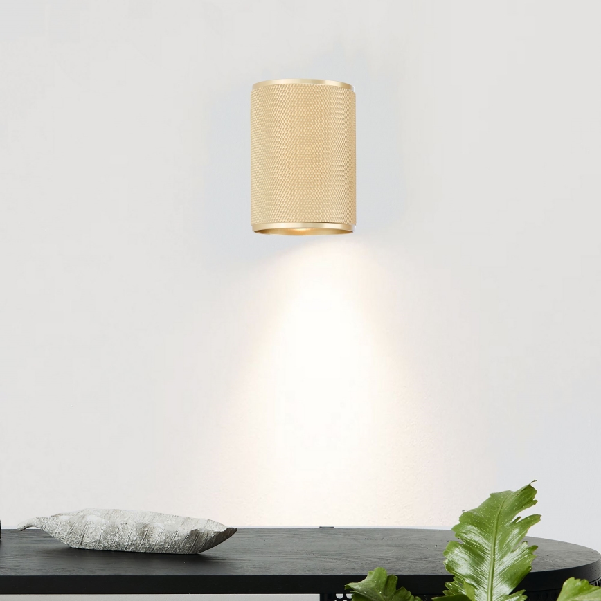 Brilliant - LED väggbelysning MARTY 1xGU10/5W/230V guld