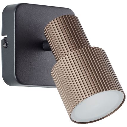 Brilliant - LED väggspotlight CADIZ 1xGU10/5W/230V brons