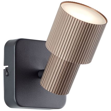 Brilliant - LED väggspotlight CADIZ 1xGU10/5W/230V brons