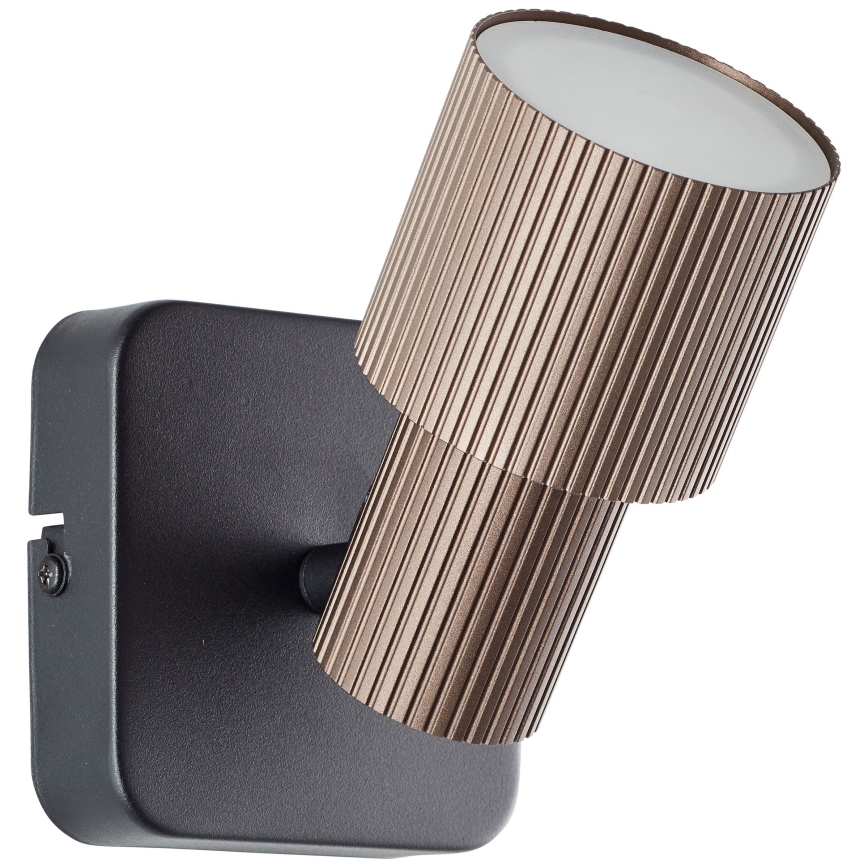 Brilliant - LED väggspotlight CADIZ 1xGU10/5W/230V brons