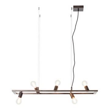 Brilliant - Ljuskrona med snöre KALLA 5xE27/40W/230V