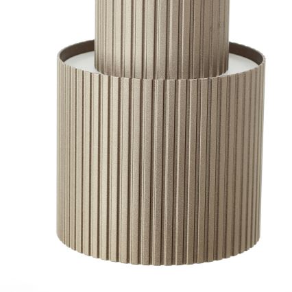 Brilliant - Ljuskrona med textilsladd CADIZ 1xGU10/10W/230V diameter 12,5 cm brons
