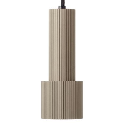 Brilliant - Ljuskrona med textilsladd CADIZ 4xGU10/10W/230V diameter 35 cm brons