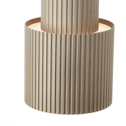 Brilliant - Ljuskrona med textilsladd CADIZ 4xGU10/10W/230V diameter 35 cm brons