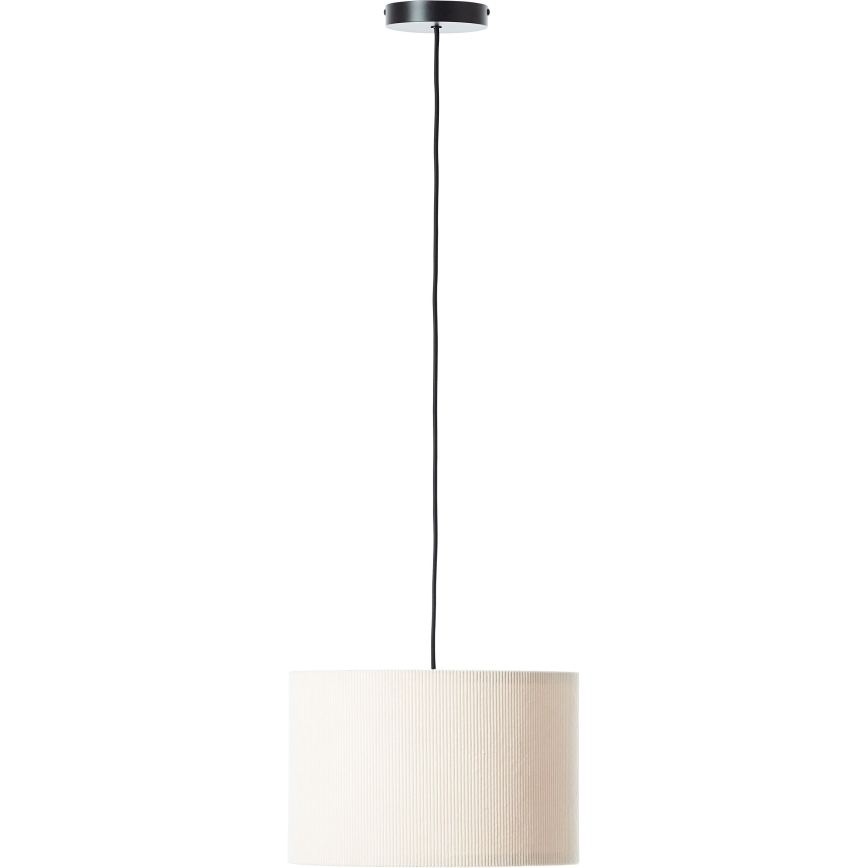 Brilliant - Ljuskrona med textilsladd TONY 1xE27/20W/230V diameter 35 cm grädde
