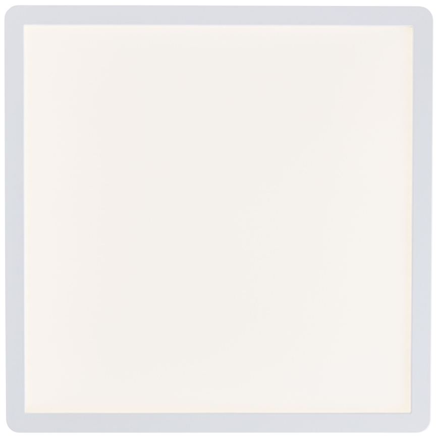 Brilliant - MILTON LED-taklampa 18W/230V 29,3x29,3 cm vit