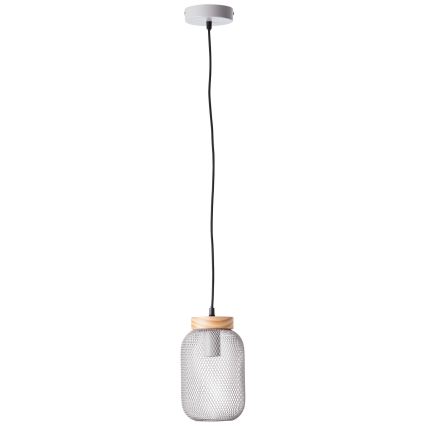 Brilliant - Pendellampa med kabel GIADA 1xE27/40W/230V Ø 16 cm grå