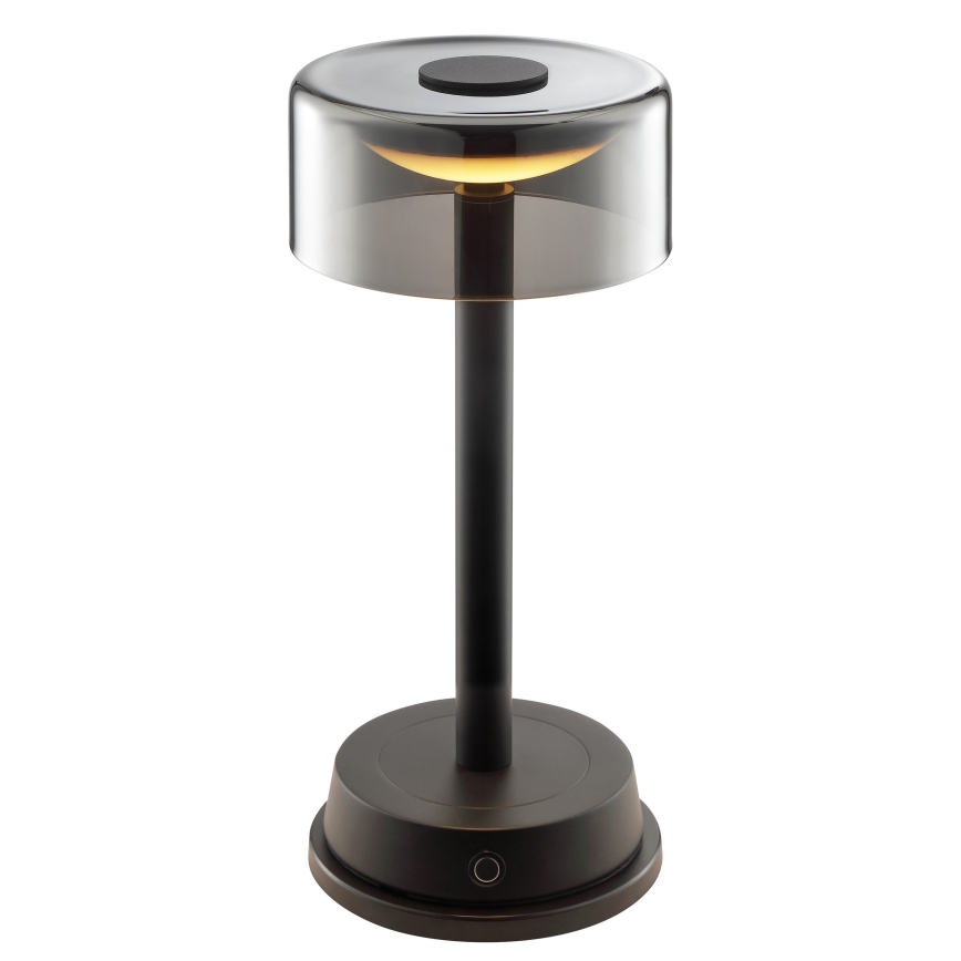Brilliant - LED dimbar uppladdningsbar beröringsstyrd utomhusbordslampa RAZOR LED/2,5W/5V 2700K 2600 mAh IP44 svart