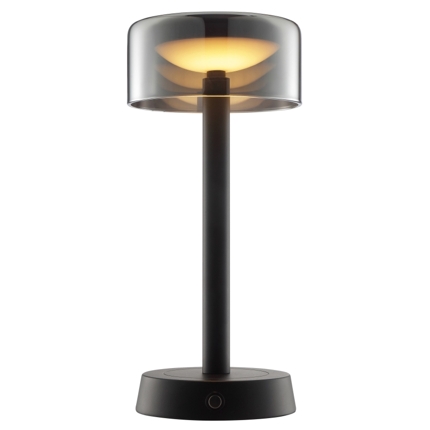 Brilliant - LED dimbar uppladdningsbar beröringsstyrd utomhusbordslampa RAZOR LED/2,5W/5V 2700K 2600 mAh IP44 svart