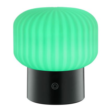 Brilliant - LED RGBW dimbar, uppladdningsbar, beröringsstyrd utomhusbordslampa SARASTRO LED/3W/5V 2700K 1800 mAh IP44 vit