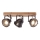 Brilliant - Spotlampa CARMEN WOOD 3xGU10/5W/230V brun