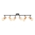 Brilliant - Spotlampa KERRY 6xE27/40W/230V svart/bambu