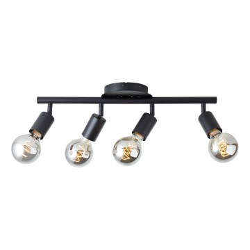Brilliant - Spotlampa TIFFANY 4xE27/28W/230V svart