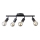 Brilliant - Spotlampa TIFFANY 4xE27/28W/230V svart
