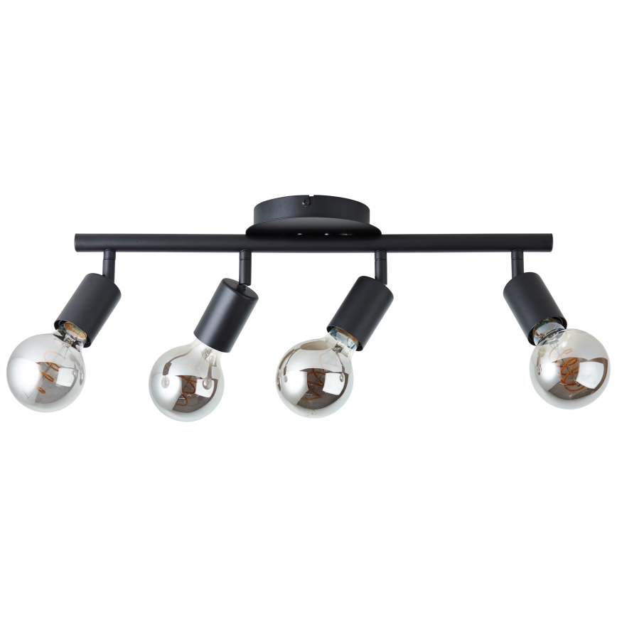Brilliant - Spotlampa TIFFANY 4xE27/28W/230V svart