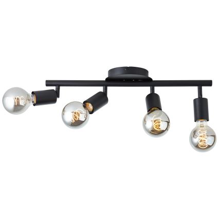 Brilliant - Spotlampa TIFFANY 4xE27/28W/230V svart