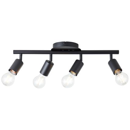 Brilliant - Spotlampa TIFFANY 4xE27/28W/230V svart