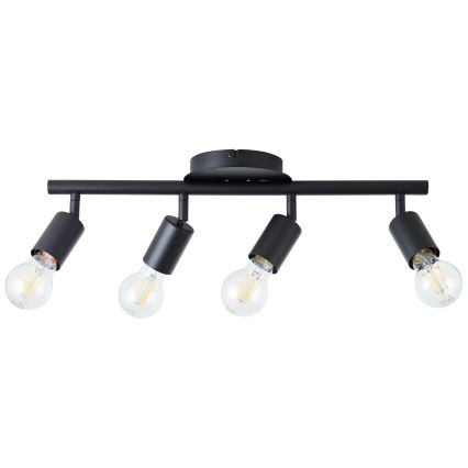 Brilliant - Spotlampa TIFFANY 4xE27/28W/230V svart