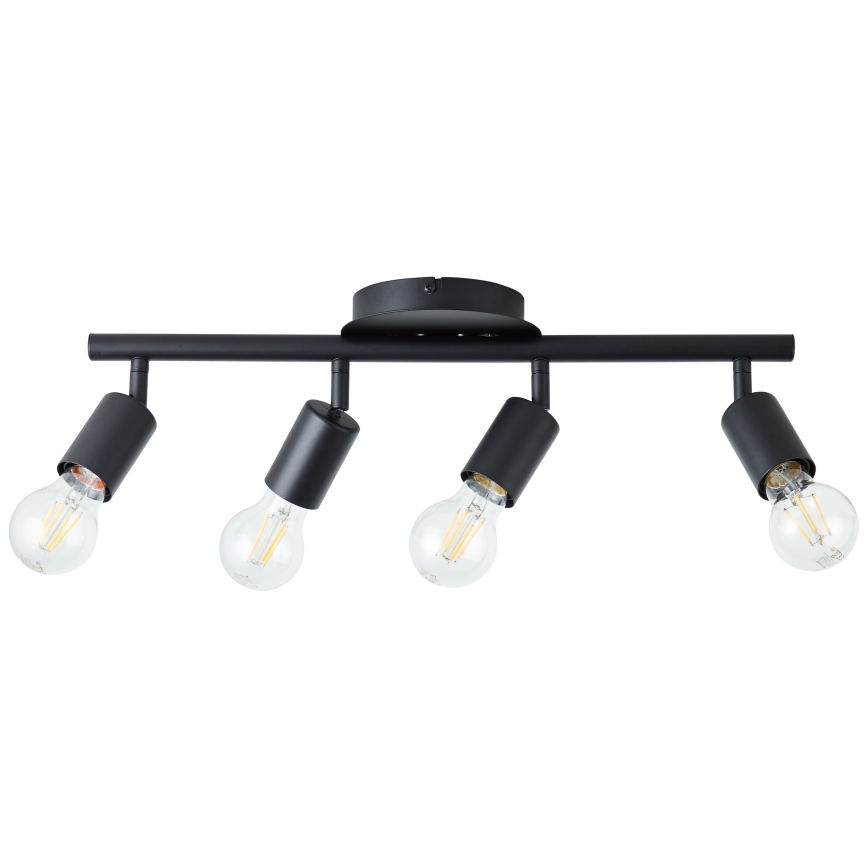 Brilliant - Spotlampa TIFFANY 4xE27/28W/230V svart