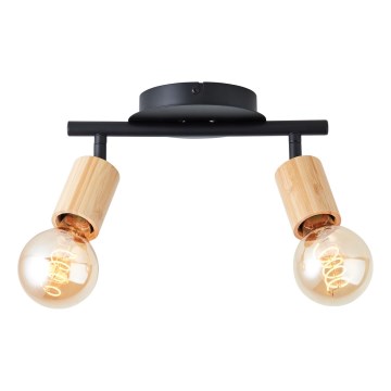 Brilliant - Spotlight TIFFANY 2xE27/28W/230V bambu