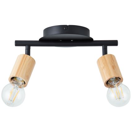 Brilliant - Spotlight TIFFANY 2xE27/28W/230V bambu