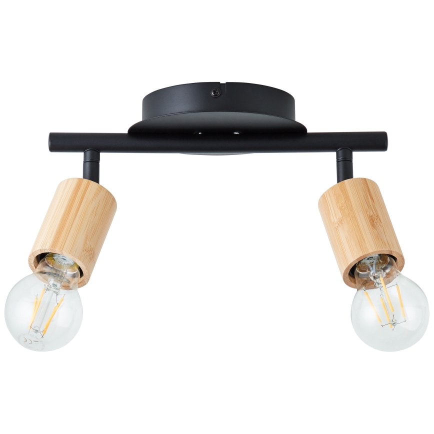 Brilliant - Spotlight TIFFANY 2xE27/28W/230V bambu