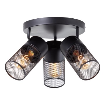 Brilliant - Spottlampa KAMOLO 3xE27/40W/230V svart