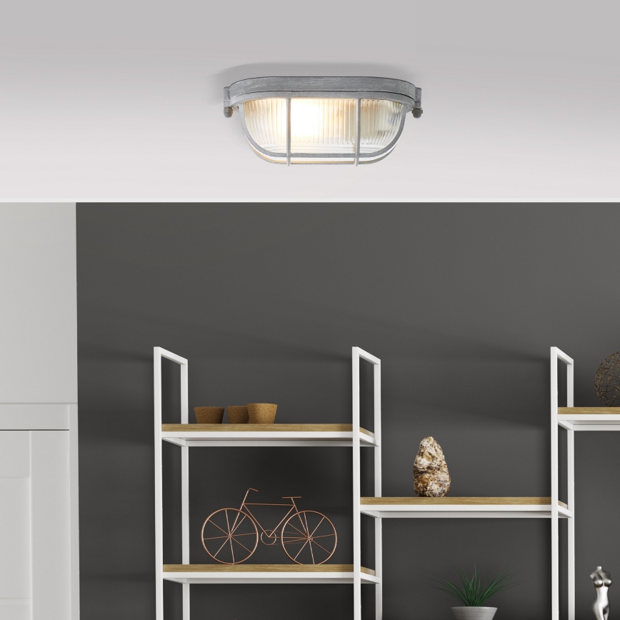 Brilliant - Taklampa BOBBI 1xE27/40W/230V grå