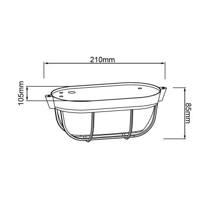 Brilliant - Taklampa BOBBI 1xE27/40W/230V svart