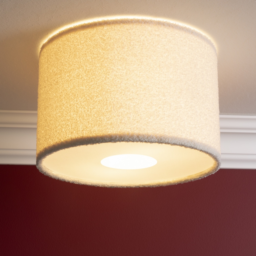 Brilliant - Taklampa TEDDY 2xE27/20W/230V Ø 35 cm krämvit