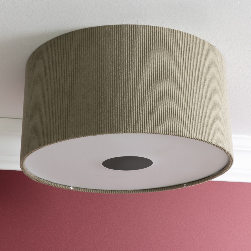 Brilliant - Taklampa TONY 1xE27/20W/230V diameter 45 cm beige