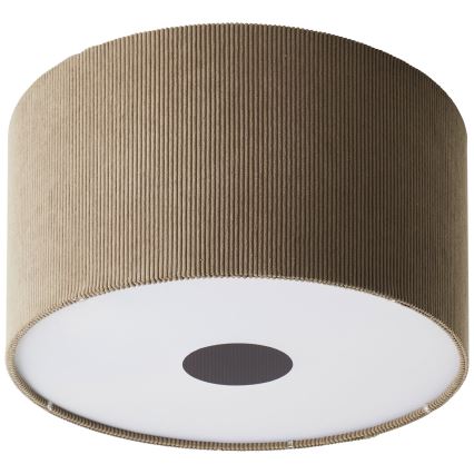 Brilliant - Taklampa TONY 1xE27/20W/230V diameter 45 cm beige