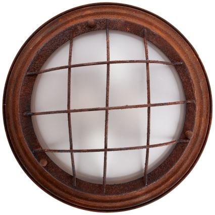 Brilliant - Taklampa TYPHOON 2xE27/30W/230V rödbrun