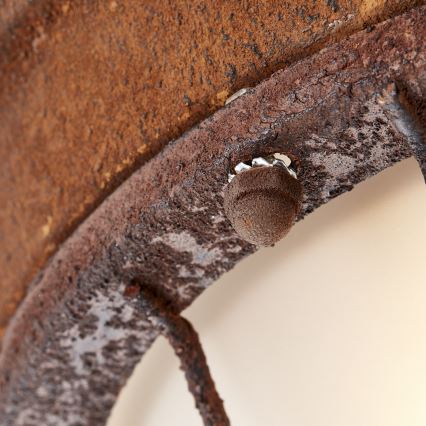 Brilliant - Taklampa TYPHOON 2xE27/30W/230V rödbrun