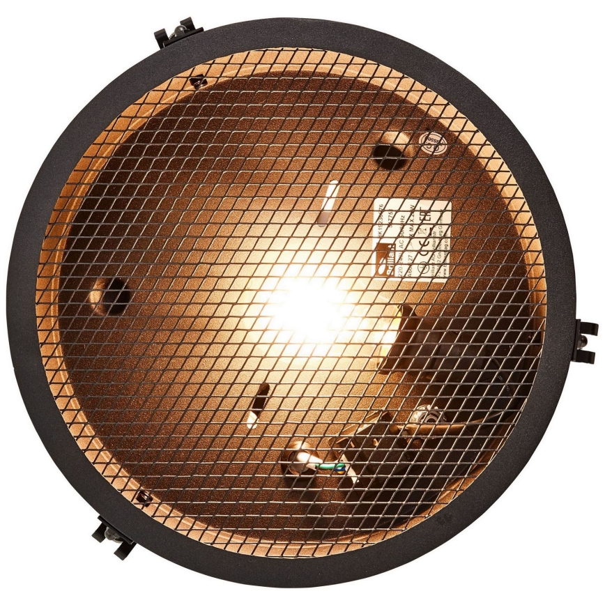 Brilliant - Taklampa ZOIS 1xE27/60W/230V Ø 30 cm svart