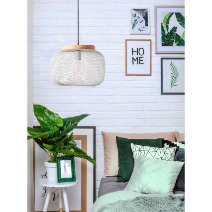 Brilliant - Takpendel på kabel GIADA 1xE27/40W/230V Ø 39 cm grå