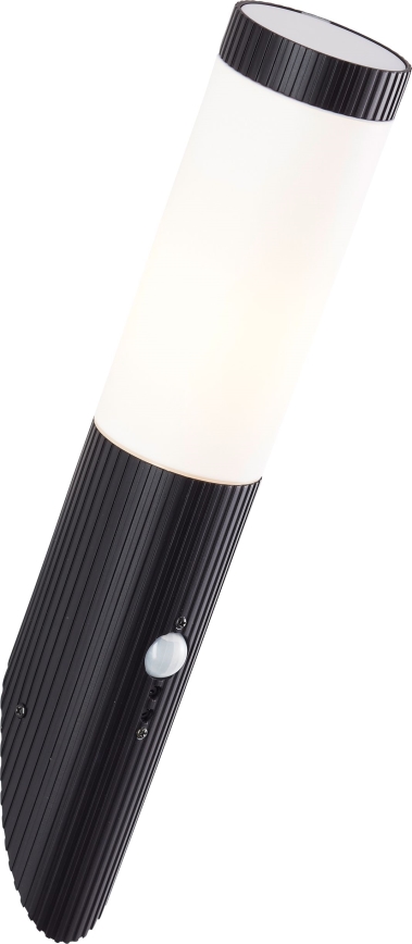 Brilliant - Utomhus vägglampa med sensor KALEO 1xE27/10W/230V IP44 svart