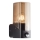 Brilliant - Utomhus vägglampa med sensor MINOU 1xE27/10W/230V IP44 svart/rökig