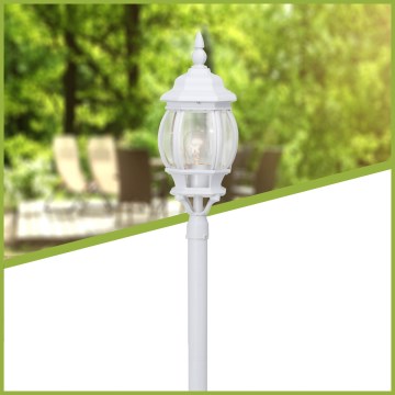 Brilliant - Utomhuslampa ISTRIA 1xE27/60W/230V 112 cm IP23 vit