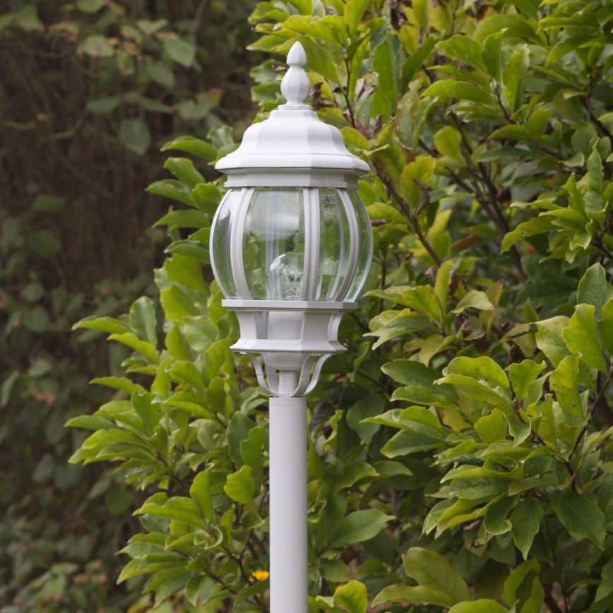 Brilliant - Utomhuslampa ISTRIA 1xE27/60W/230V 112 cm IP23 vit