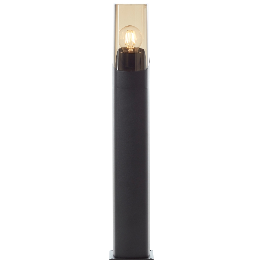 Brilliant - Utomhuslampa MINOU 1xE27/10W/230V 60 cm IP44 svart/rökig