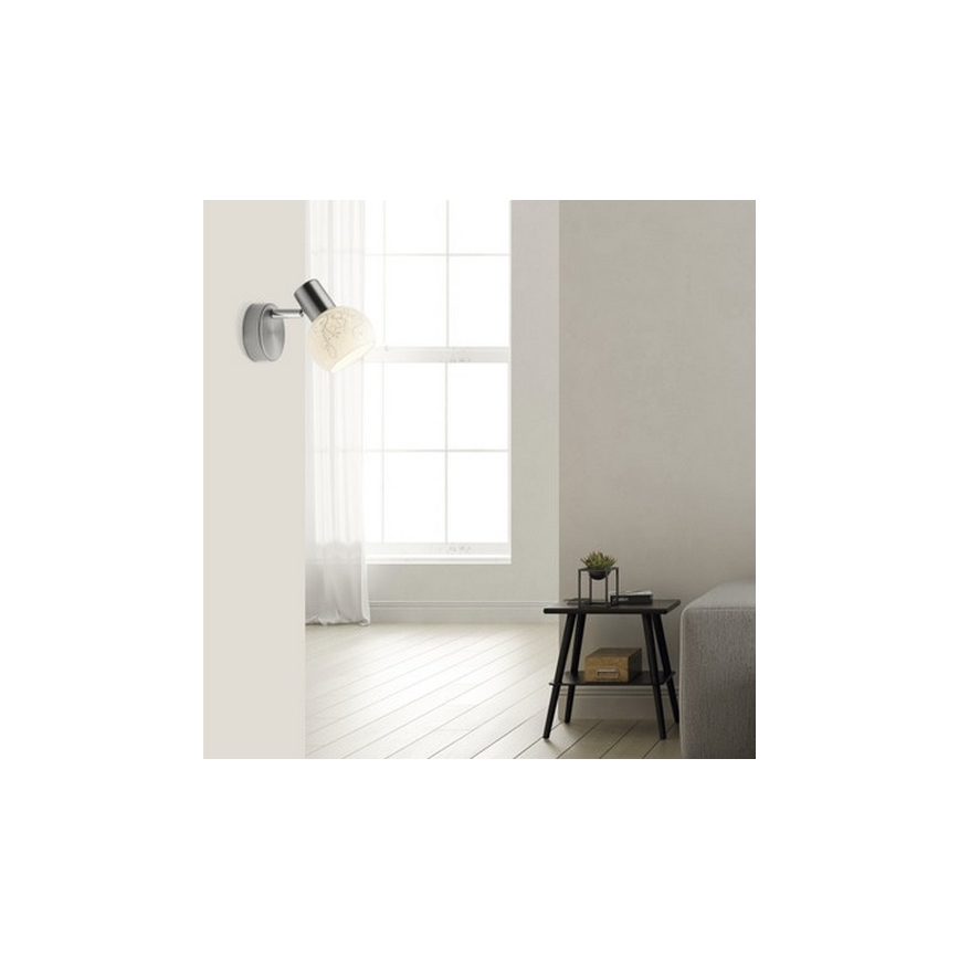 Brilliant - Vägg spotlight  BONA 1xE14/40W/230V