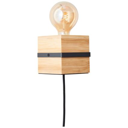 Brilliant - Vägglampa BENNY 1xE27/40W/230V Bambu