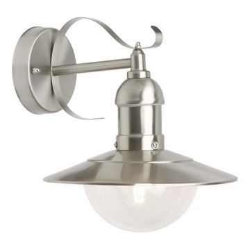 Brilliant - Vägglampa för utomhusbruk ARTO 1xE27/60W/230V IP44 skinande krom