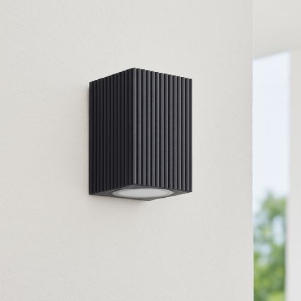 Brilliant - Vägglampa för utomhusbruk JELANI 1xGU10/10W/230V IP44 svart